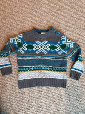 Hanna Andersson Cozy Up Sweater Sz 3 3T Toddler Boy